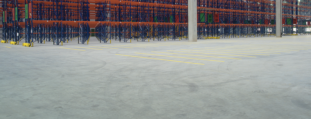 Superflat warehouse flooring
